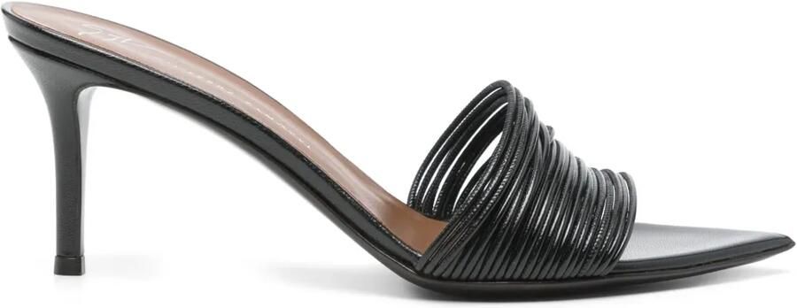 Giuseppe Zanotti 75mm Intriigo muiltjes Zwart