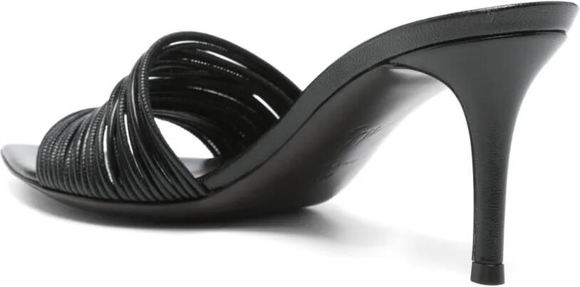 Giuseppe Zanotti 75mm Intriigo muiltjes Zwart - Foto 3