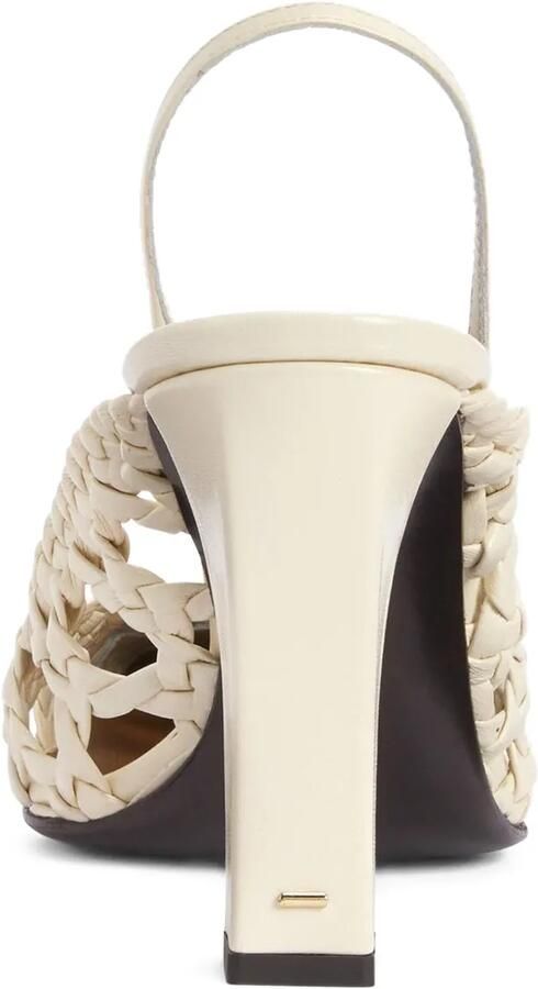 Giuseppe Zanotti 90 mm Brendha Cage pumps Beige - Foto 5