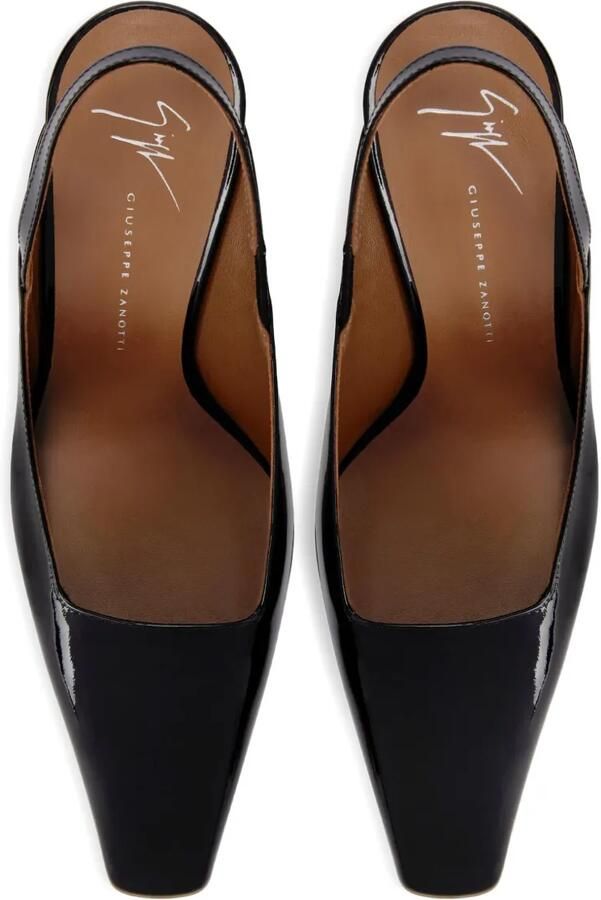 Giuseppe Zanotti 90 mm Brendha slingback pumps Zwart - Foto 3
