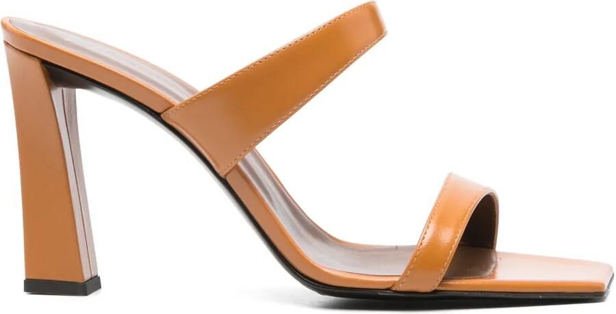 Giuseppe Zanotti 90 mm Flaminia muiltjes Bruin