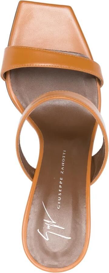 Giuseppe Zanotti 90 mm Flaminia muiltjes Bruin - Foto 4