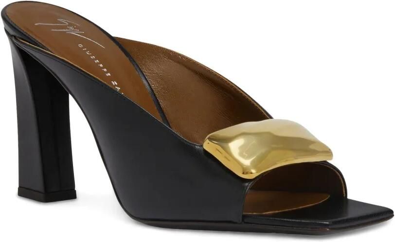 Giuseppe Zanotti 90 mm GZ Mya Stone sandalen Zwart