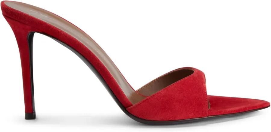 Giuseppe Zanotti 90 mm Intriigo muiltjes Rood