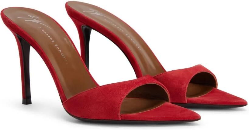 Giuseppe Zanotti 90 mm Intriigo muiltjes Rood - Foto 3