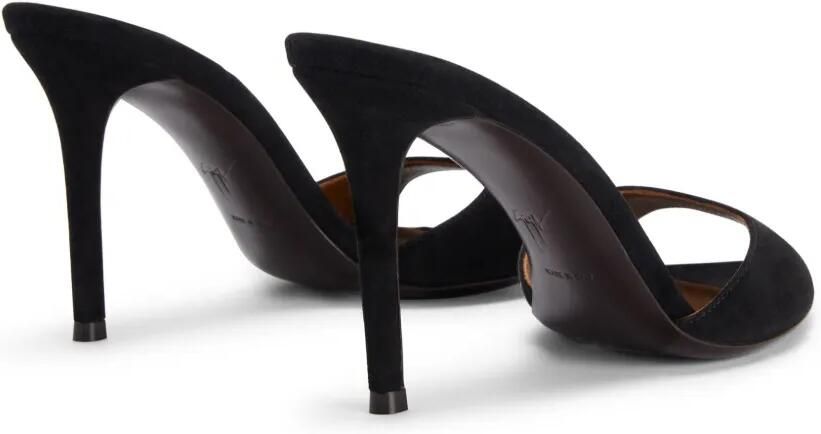 Giuseppe Zanotti 90 mm Intriigo muiltjes Zwart - Foto 3