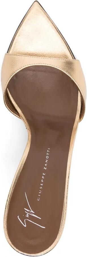 Giuseppe Zanotti 90 mm Intriigo sandalen Goud - Foto 4
