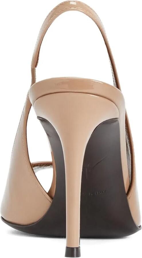 Giuseppe Zanotti 90 mm Intriigo sandalen met hak Beige