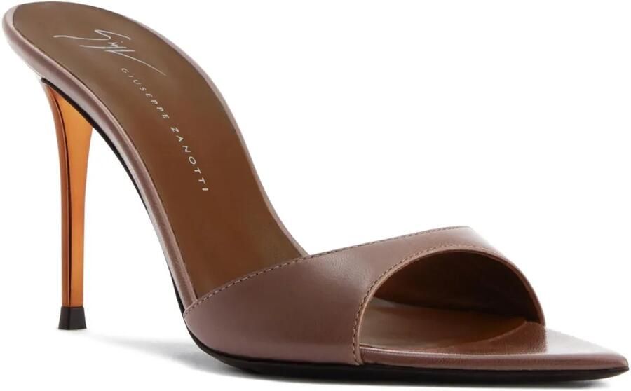 Giuseppe Zanotti 90 mm Intriigo sandalen met hak Bruin