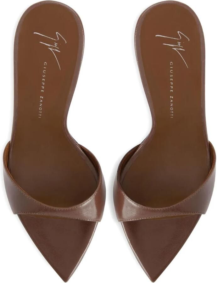 Giuseppe Zanotti 90 mm Intriigo sandalen met hak Bruin - Foto 3
