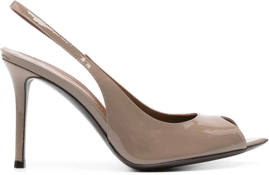 Giuseppe Zanotti 90 mm Intriigo sandalen met open neus Bruin