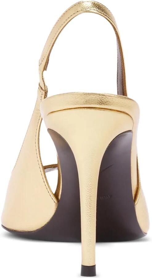 Giuseppe Zanotti 90 mm Intriigo sandalen met open neus Goud - Foto 5