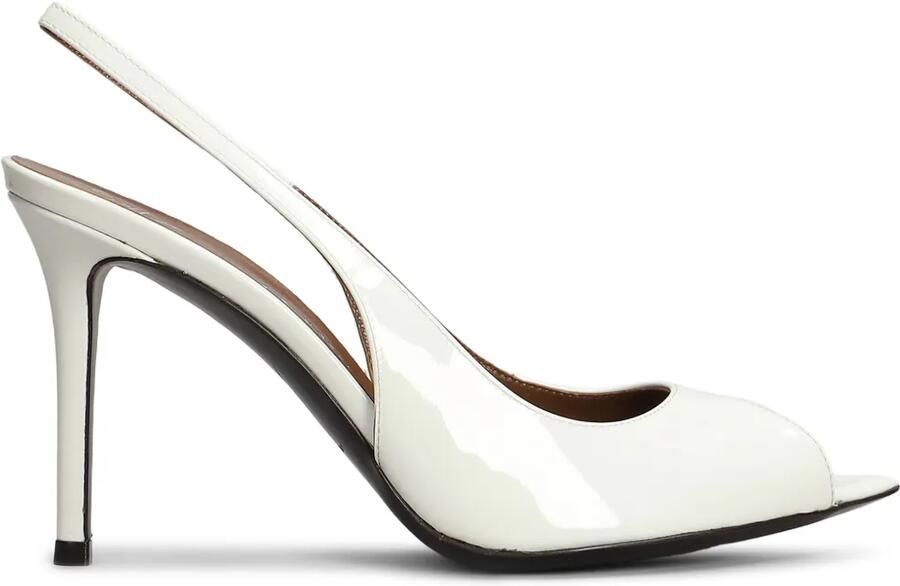 Giuseppe Zanotti 90 mm Intriigo sandalen met open neus Wit