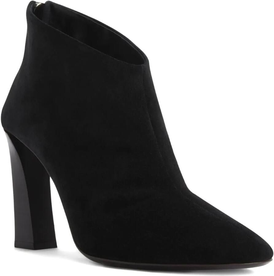 Giuseppe Zanotti 90 mm Losie Bootie suède laarzen Zwart