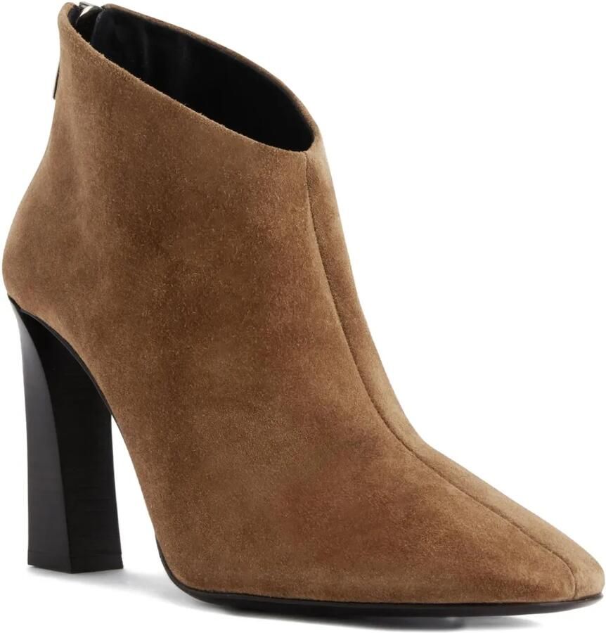 Giuseppe Zanotti 90 mm Losie suède enkellaarzen Bruin