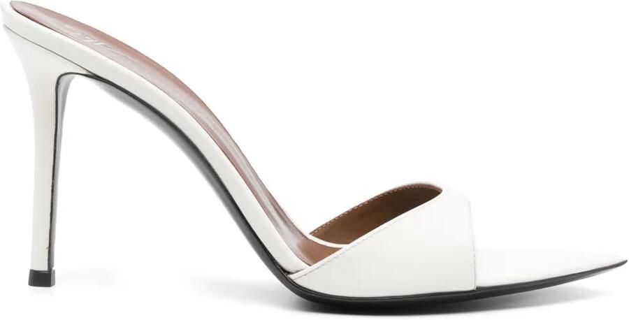 Giuseppe Zanotti 90mm Intriigo muiltjes Wit