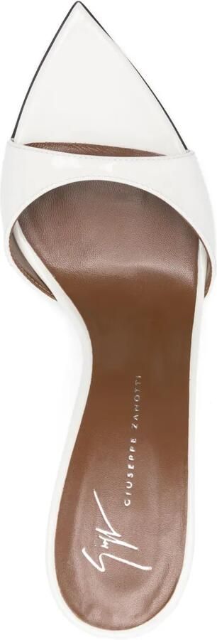 Giuseppe Zanotti 90mm Intriigo muiltjes Wit - Foto 4