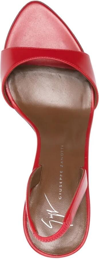 Giuseppe Zanotti 90mm Lilibeth sandalen Rood - Foto 4