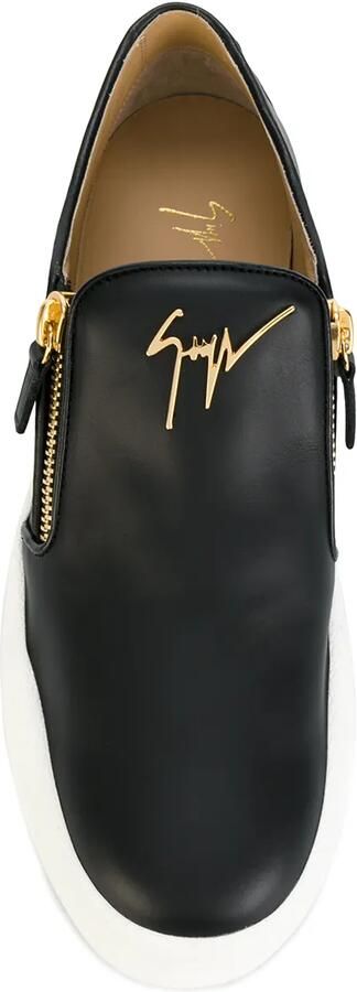 Giuseppe Zanotti Adam laceless sneakers Zwart