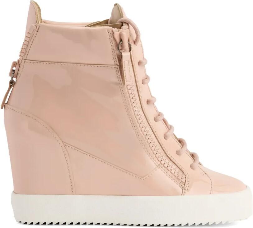 Giuseppe Zanotti Addy sneakers met sleehak Roze