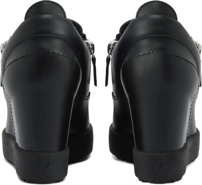 Giuseppe Zanotti Addy sneakers met sleehak Zwart - Foto 4