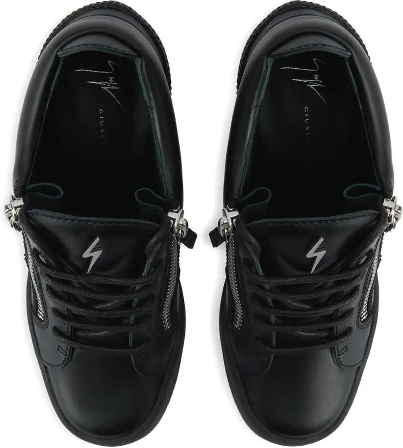 Giuseppe Zanotti Addy sneakers met sleehak Zwart - Foto 2