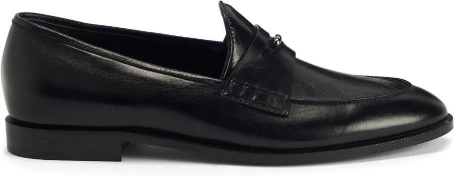 Giuseppe Zanotti Archiel leren loafers Zwart