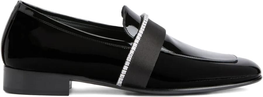 Giuseppe Zanotti ARNAUD loafers verfraaid met stras Zwart