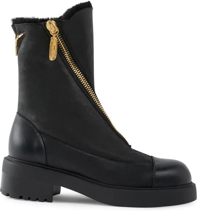 Giuseppe Zanotti Asymmetrische combat boots Zwart