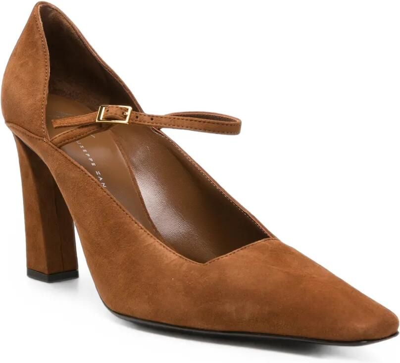 Giuseppe Zanotti Brenda sandalen met gespbandje en puntige neus Bruin - Foto 3