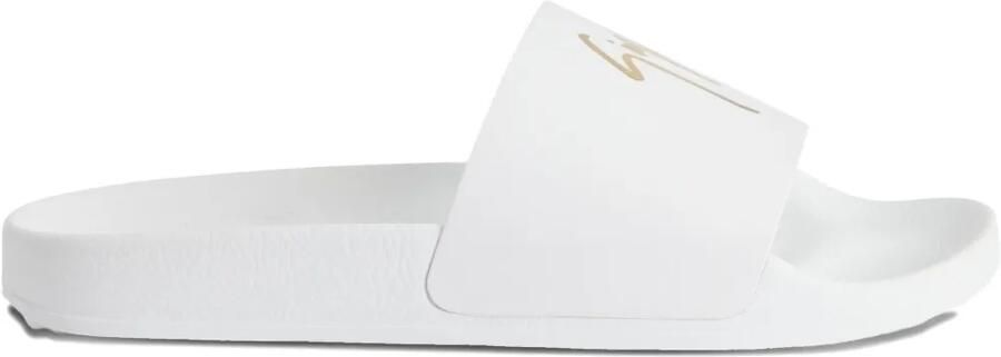 Giuseppe Zanotti Brett slippers Wit