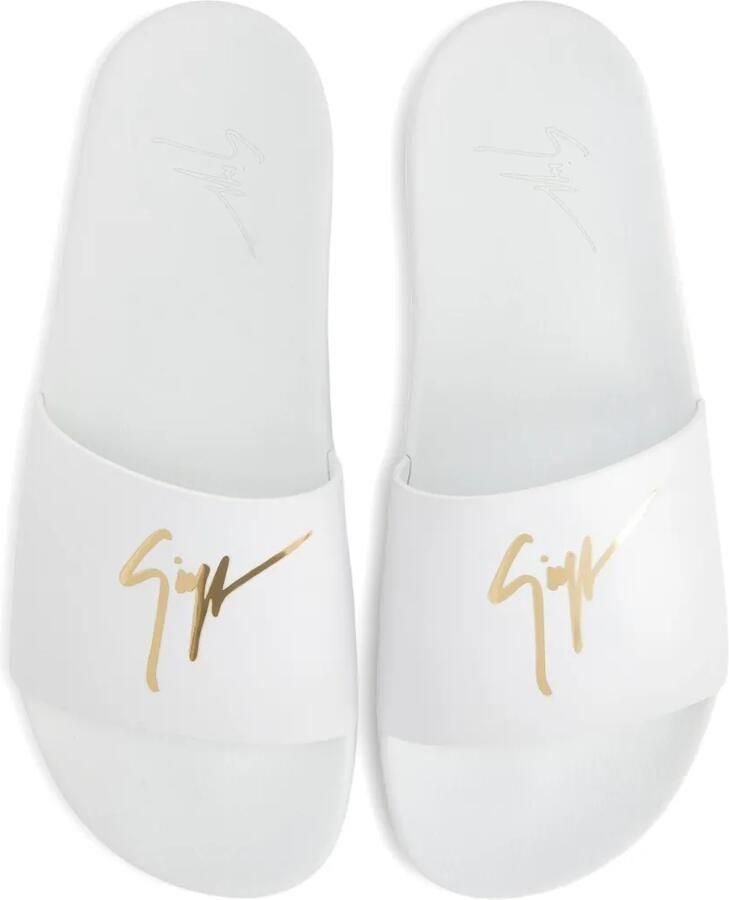 Giuseppe Zanotti Brett slippers Wit - Foto 2
