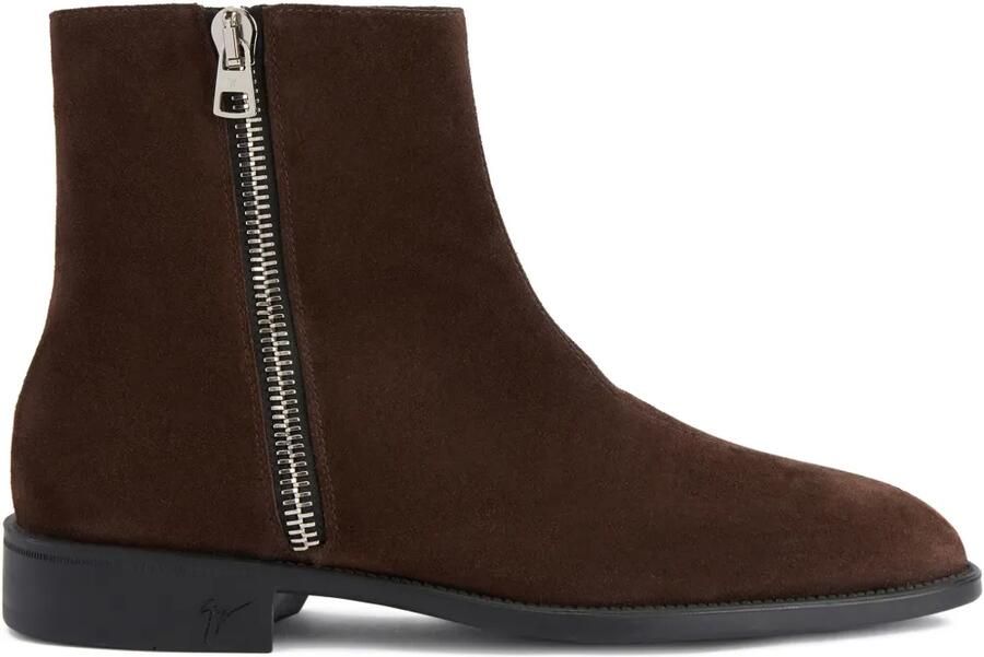 Giuseppe Zanotti Cassian enkellaarzen Bruin