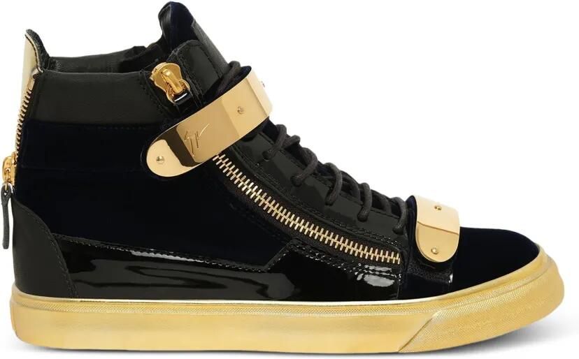 Giuseppe Zanotti 'Coby' hi-top sneakers Blauw - Foto 3
