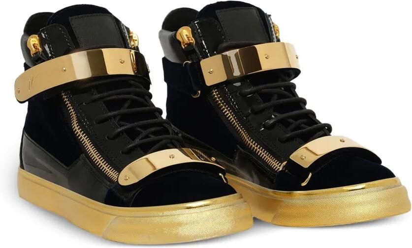 Giuseppe Zanotti 'Coby' hi-top sneakers Blauw - Foto 4