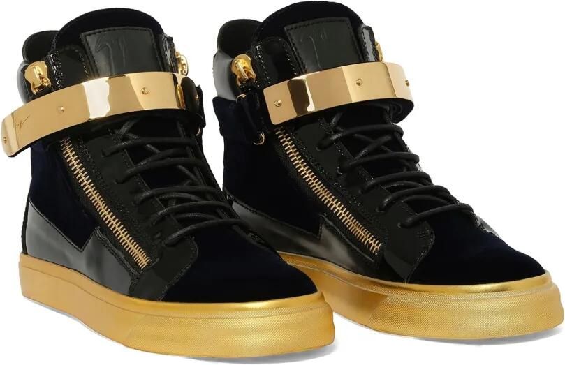 Giuseppe Zanotti 'Coby' hi-top sneakers Blauw - Foto 4
