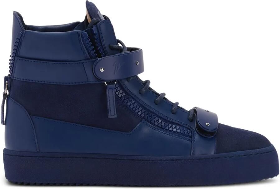 Giuseppe Zanotti COBY MATT high-top sneakers Blauw