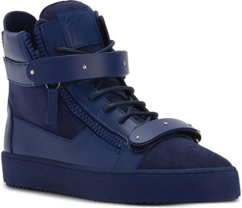 Giuseppe Zanotti COBY MATT high-top sneakers Blauw - Foto 3
