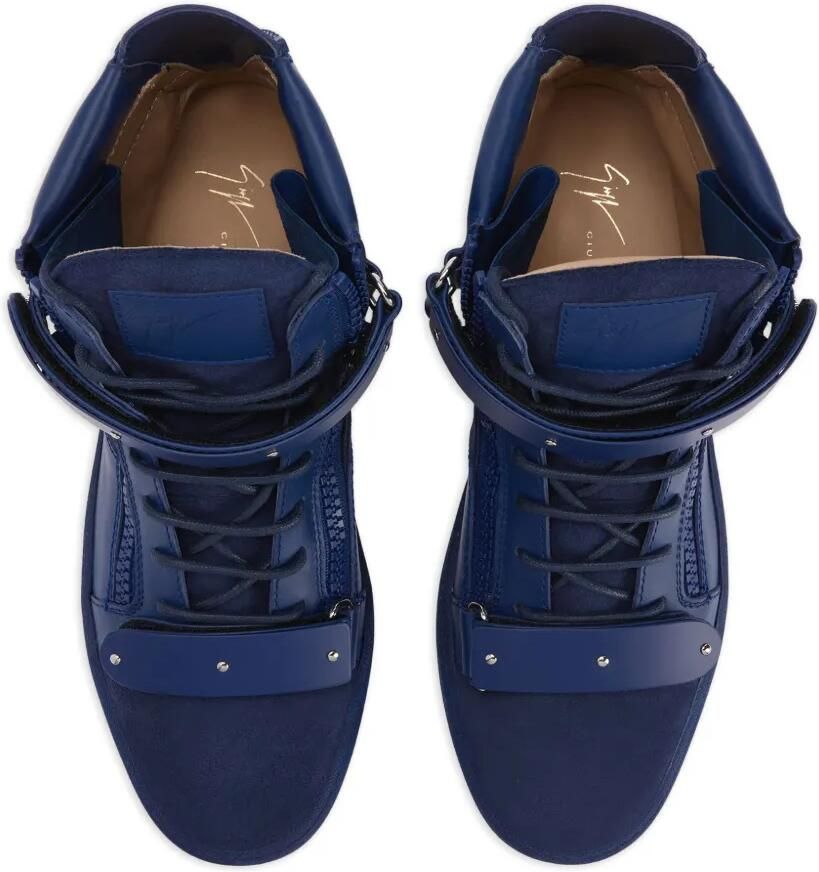 Giuseppe Zanotti COBY MATT high-top sneakers Blauw - Foto 2