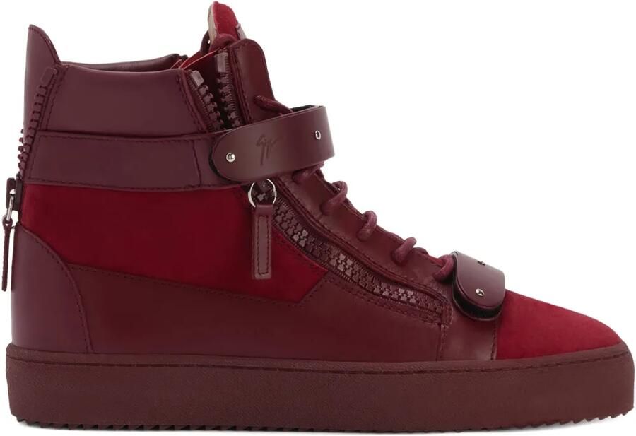 Giuseppe Zanotti Coby Matt sneakers Rood