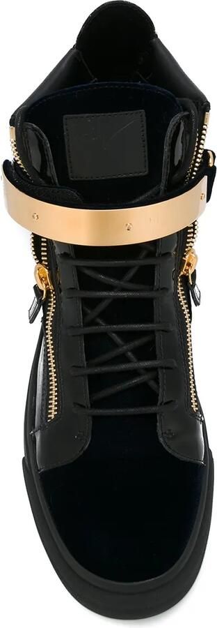 Giuseppe Zanotti 'Coby' mid-top sneakers Zwart