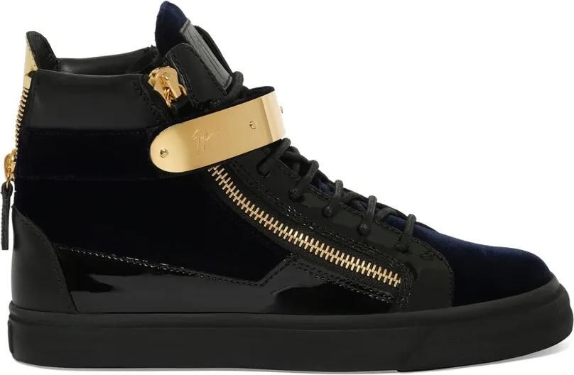 Giuseppe Zanotti 'Coby' mid-top sneakers Zwart - Foto 3