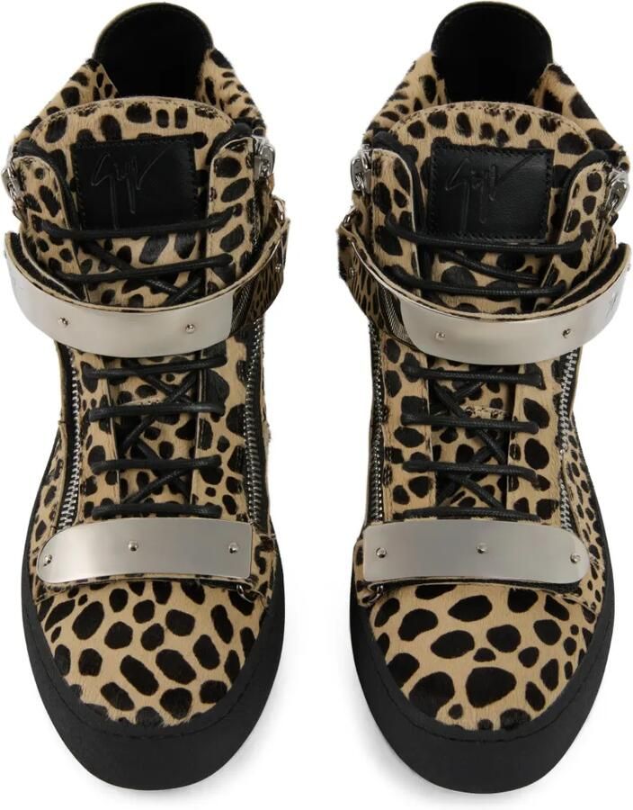 Giuseppe Zanotti Coby Savage sneakers Beige - Foto 2