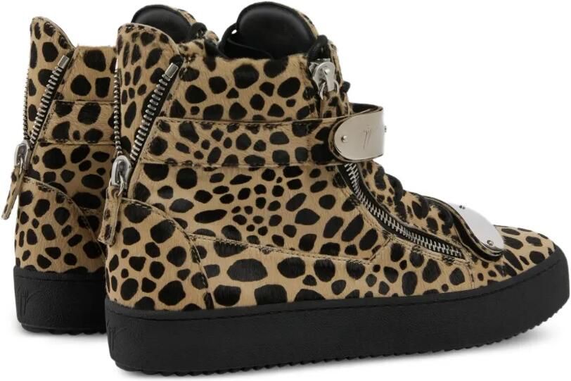 Giuseppe Zanotti Coby Savage sneakers Beige - Foto 3