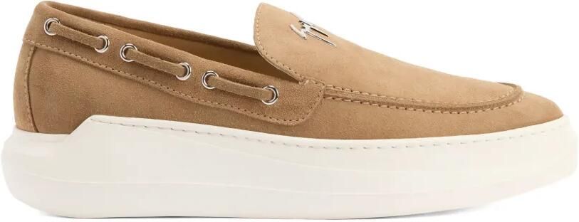 Giuseppe Zanotti Conley String loafers met kenmerkend detail Beige