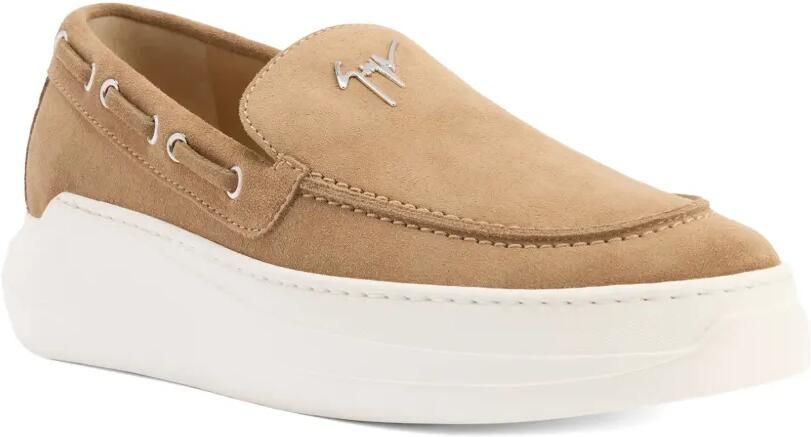 Giuseppe Zanotti Conley String loafers met kenmerkend detail Beige - Foto 4
