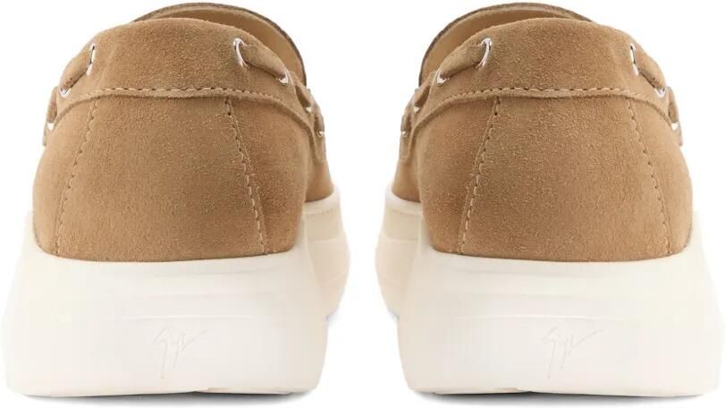 Giuseppe Zanotti Conley String loafers met kenmerkend detail Beige - Foto 3