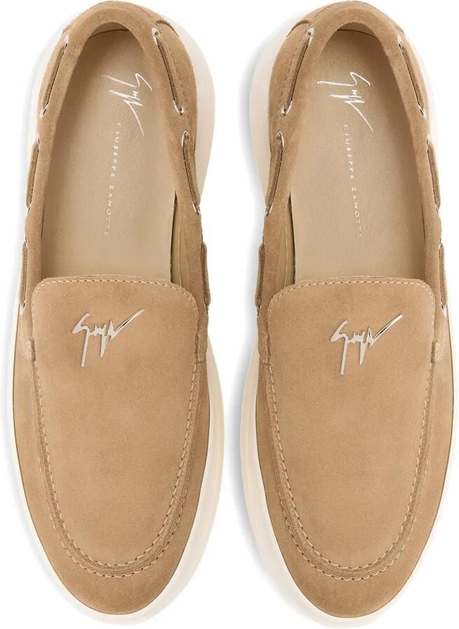 Giuseppe Zanotti Conley String loafers met kenmerkend detail Beige - Foto 2