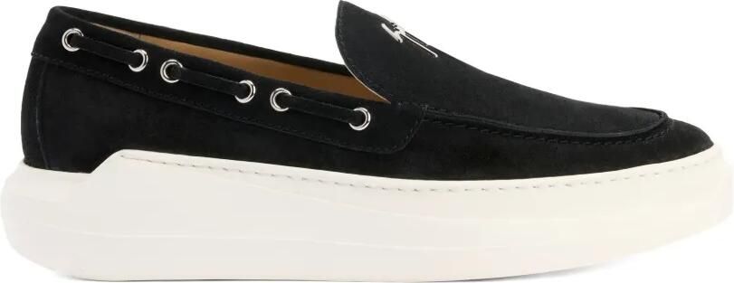 Giuseppe Zanotti Conley String loafers met kenmerkend metalen detail Zwart