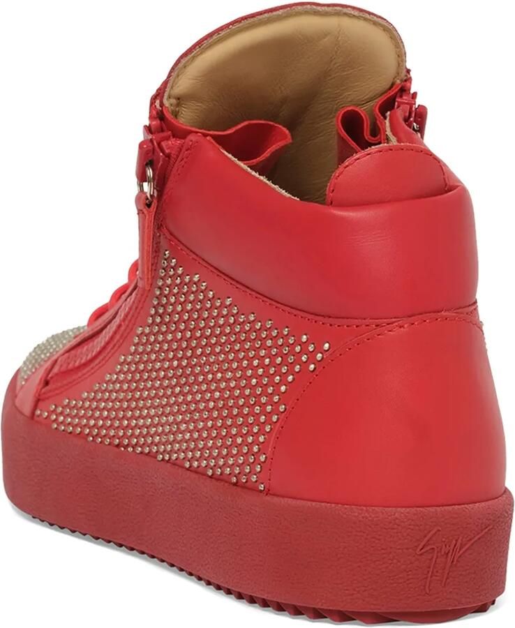 Giuseppe Zanotti Connor mid-top sneakers Rood - Foto 2